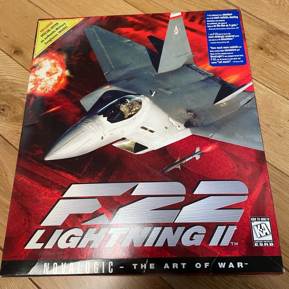 F22 Lightning II full game set, never been played.
